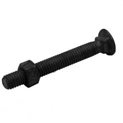 Deals 👍 16-3/8 in. x 3 in. Carriage Bolt and Nut Black 10-Pack by Everbilt 🔔
