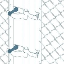 Flash Sale 🔔 3/8 in. x 3 in. Galvanized Metal Carriage Bolt with Nut (10-Pack) by Everbilt ✔️ -Cheap Fence Gates Plus Store everbilt chain link fence accessories 328504eb 44 1000