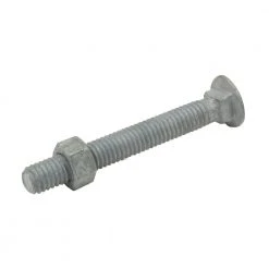Flash Sale 🔔 3/8 in. x 3 in. Galvanized Metal Carriage Bolt with Nut (10-Pack) by Everbilt ✔️