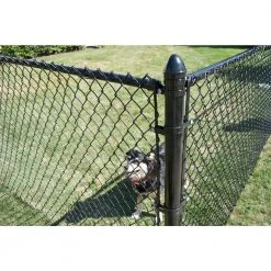 Promo 🥰 5/8 in. x 48 in. Black Tension Bar by Everbilt ⭐ -Cheap Fence Gates Plus Store everbilt chain link fence accessories 328512bkeb 31 1000