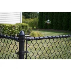Promo 🥰 2 3/8 Chain Link Tension Band Black by Everbilt 👏 -Cheap Fence Gates Plus Store everbilt chain link fence accessories 328524bkeb 1f 1000