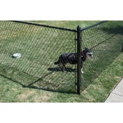 Promo 🥰 2 3/8 Chain Link Tension Band Black by Everbilt 👏 -Cheap Fence Gates Plus Store everbilt chain link fence accessories 328524bkeb 76 1000