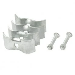 Hot Sale 😉 1-3/8 in. Galvanized Metal Panel Clamp with Nuts and Bolts (Sets of 2) by Everbilt 😉 -Cheap Fence Gates Plus Store everbilt chain link fence accessories 328526eb 1f 1000