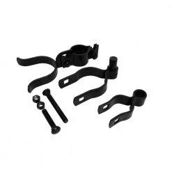 Wholesale 🥰 2 3/8 in. Chain Link Fence Black Walk-Through Gate Hardware Set by Everbilt ⌛ -Cheap Fence Gates Plus Store everbilt chain link fence accessories 328536bkeb d4 1000