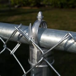 Brand new 🔥 1-5/8 in. Aluminum Chain Link Eye Top for Line Post by Everbilt ⭐ -Cheap Fence Gates Plus Store everbilt chain link fence accessories 328556eb 4f 1000