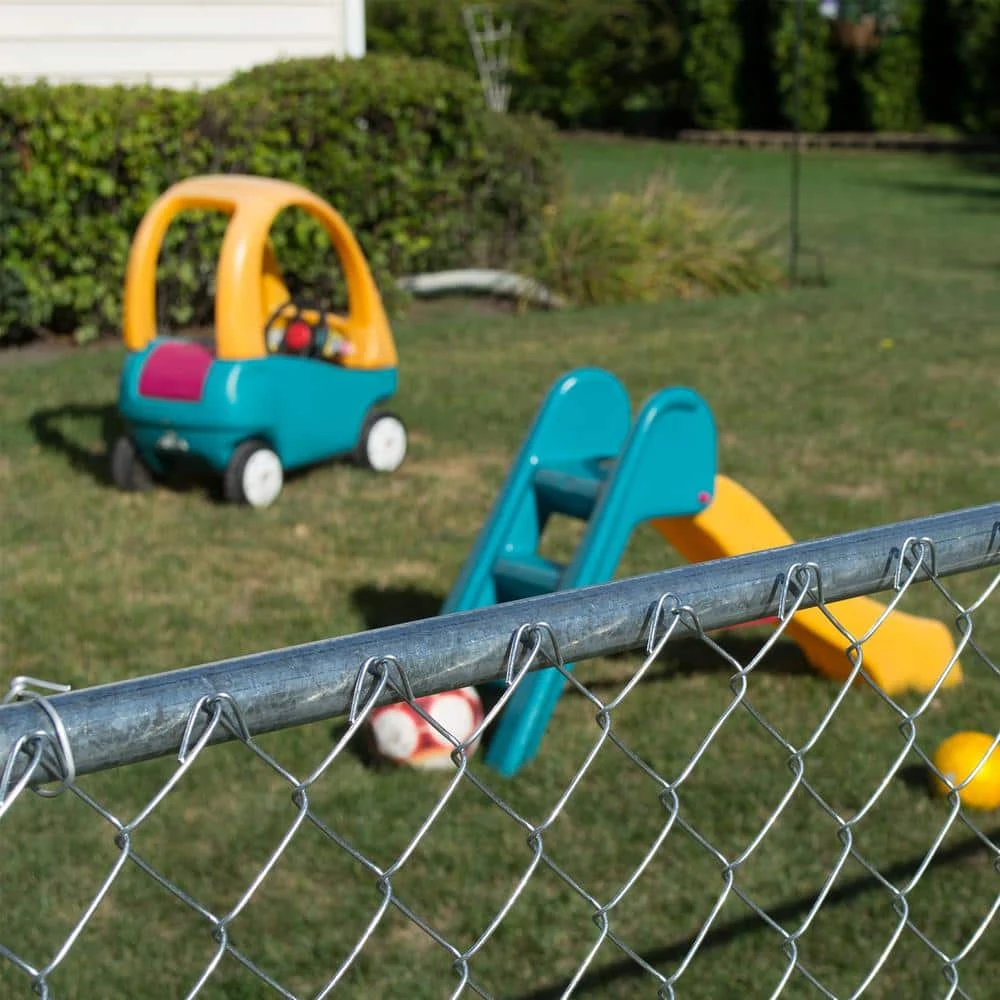 Promo ⭐ 1-3/8 in. Dia x 10 ft. 6 in. L 17-Gauge Galvanized Metal Top Rail Chain Link Fence Post by Everbilt 🔥 6 Promo ⭐ 1-3/8 in. Dia x 10 ft. 6 in. L 17-Gauge Galvanized Metal Top Rail Chain Link Fence Post by Everbilt 🔥 - Image 4