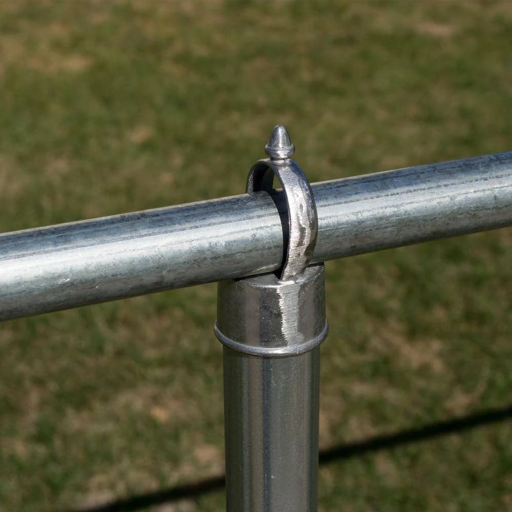 Promo ⭐ 1-3/8 in. Dia x 10 ft. 6 in. L 17-Gauge Galvanized Metal Top Rail Chain Link Fence Post by Everbilt 🔥 5 Promo ⭐ 1-3/8 in. Dia x 10 ft. 6 in. L 17-Gauge Galvanized Metal Top Rail Chain Link Fence Post by Everbilt 🔥 - Image 3