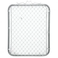Flash Sale 🛒 3.5 ft. x 4 ft. Galvanized Steel Bent Frame Walk-Through Chain Link Fence Gate (Actual Gate Size: 38 in. x 48 in.) by Everbilt 🧨