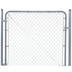 Best Pirce 🧨 6 ft. W x 4 ft. H Metal Expandable Galvanized Chain Link Fence Gate Kit (Actual Gate Width: 26 in. to 68 in.) by Everbilt 🌟