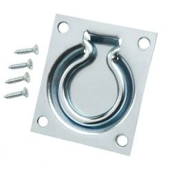 Best Sale 🛒 3 in. x 3-1/2 in. Zinc-Plated Trap Door Ring by Everbilt ⭐