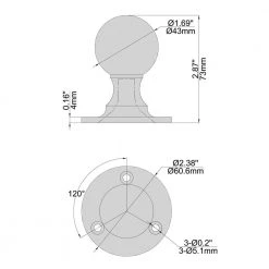 Cheapest 🔥 Black Heavy-Duty Gate Knob by Everbilt 🛒 8 Cheapest 🔥 Black Heavy-Duty Gate Knob by Everbilt 🛒 -Cheap Fence Gates Plus Store everbilt fence gate handles 10264 76 1000