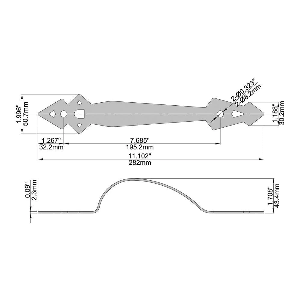 Outlet 🧨 11-1/8 in. Black Heavy-Duty Gate Pull by Everbilt 🥰 8 Outlet 🧨 11-1/8 in. Black Heavy-Duty Gate Pull by Everbilt 🥰 - Image 6