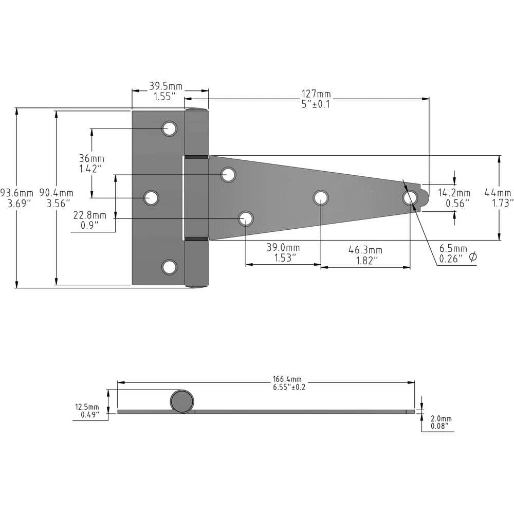 Coupon ✔️ 5 in. Zinc Plated Tee Hinge by Everbilt ⭐ 8 Coupon ✔️ 5 in. Zinc Plated Tee Hinge by Everbilt ⭐ - Image 6