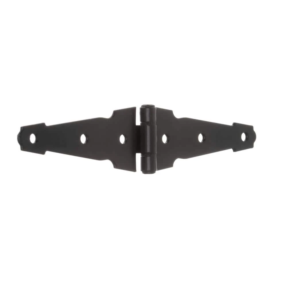 New ⌛ 4 in. Black Heavy Duty Decorative Strap Hinge by Everbilt 🛒 5 New ⌛ 4 in. Black Heavy Duty Decorative Strap Hinge by Everbilt 🛒 - Image 3