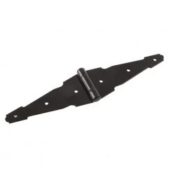 Cheap ❤️ 6 in. Black Heavy Duty Decorative Strap Hinge by Everbilt 🥰 -Cheap Fence Gates Plus Store everbilt fence gate hinges 15025 40 1000