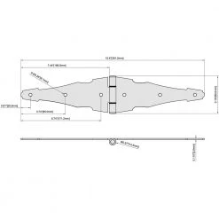 Best reviews of ⭐ 8 in. Black Heavy Duty Decorative Strap Hinge by Everbilt ❤️ 13 Best reviews of ⭐ 8 in. Black Heavy Duty Decorative Strap Hinge by Everbilt ❤️ -Cheap Fence Gates Plus Store everbilt fence gate hinges 15028 31 1000