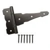 Cheapest 🤩 6 in. x 4-1/4 in. Black Heavy-Duty Decorative Tee Hinge by Everbilt 😉 1 Cheapest 🤩 6 in. x 4-1/4 in. Black Heavy-Duty Decorative Tee Hinge by Everbilt 😉 -Cheap Fence Gates Plus Store everbilt fence gate hinges 15031 64 1000