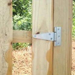 Discount 👏 4 in. x 3-3/20 in. Zinc-Plated Heavy-Duty Tee Hinge by Everbilt 👏 -Cheap Fence Gates Plus Store everbilt fence gate hinges 15407 1d 1000