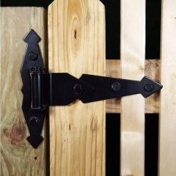 Hot Sale 👏 8 in. Black Decorative Spring Tee Hinge (2-Pack) by Everbilt 💯 13 Hot Sale 👏 8 in. Black Decorative Spring Tee Hinge (2-Pack) by Everbilt 💯 -Cheap Fence Gates Plus Store everbilt fence gate hinges 15419 1d 1000