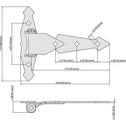 Hot Sale 👏 8 in. Black Decorative Spring Tee Hinge (2-Pack) by Everbilt 💯 15 Hot Sale 👏 8 in. Black Decorative Spring Tee Hinge (2-Pack) by Everbilt 💯 -Cheap Fence Gates Plus Store everbilt fence gate hinges 15419 31 1000