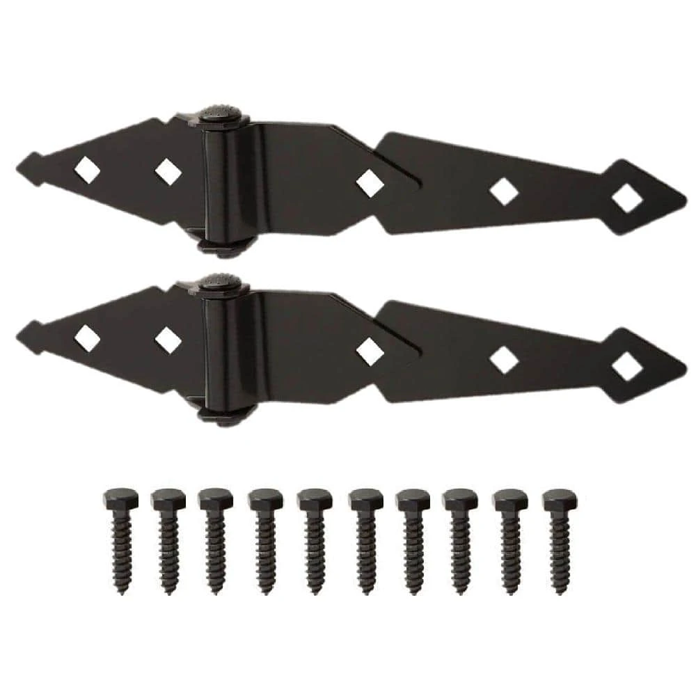 Buy ๐ 8 in. Black Heavy Duty Strap Hinge (2-Pack) by Everbilt โญ 3 Buy ๐ 8 in. Black Heavy Duty Strap Hinge (2-Pack) by Everbilt โญ