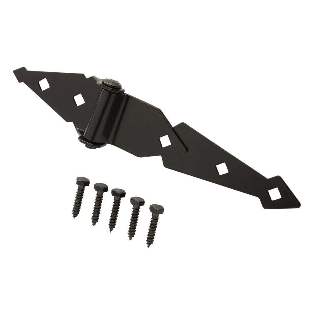 Buy ๐ 8 in. Black Heavy Duty Strap Hinge (2-Pack) by Everbilt โญ 4 Buy ๐ 8 in. Black Heavy Duty Strap Hinge (2-Pack) by Everbilt โญ - Image 2