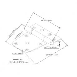 New 🔔 3-1/2 in. Stainless Steel Heavy Duty Tee Hinge by Everbilt 😉 -Cheap Fence Gates Plus Store everbilt fence gate hinges 17903 76 1000