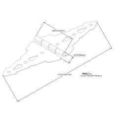 New ⭐ 8 in. Black Heavy-Duty Decorative Strap Hinges (2-Pack) by Everbilt 🧨 -Cheap Fence Gates Plus Store everbilt fence gate hinges 18105 76 1000