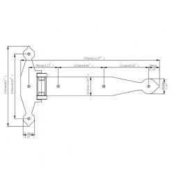 Brand new 🤩 12 in. Black Super Heavy Duty Tee Hinge by Everbilt 🎁 10 Brand new 🤩 12 in. Black Super Heavy Duty Tee Hinge by Everbilt 🎁 -Cheap Fence Gates Plus Store everbilt fence gate hinges 20444 76 1000