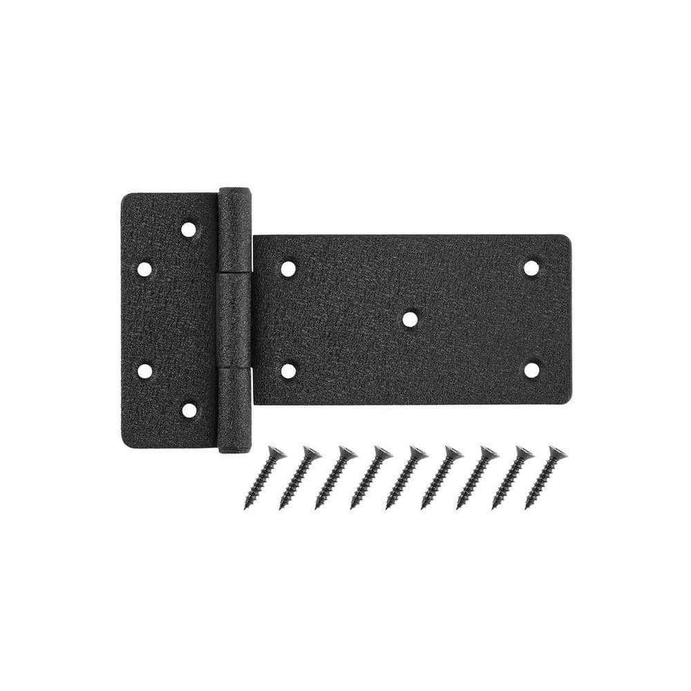 Cheap 🛒 6 in. Black Heavy-Duty Tee Hinge with Rust Defender by Everbilt 🔥 3 Cheap 🛒 6 in. Black Heavy-Duty Tee Hinge with Rust Defender by Everbilt 🔥