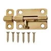 Buy 🎁 3 in. Satin Brass Barrel Bolt by Everbilt ✨ -Cheap Fence Gates Plus Store everbilt fence gate latches slide bolts 15138 64 1000