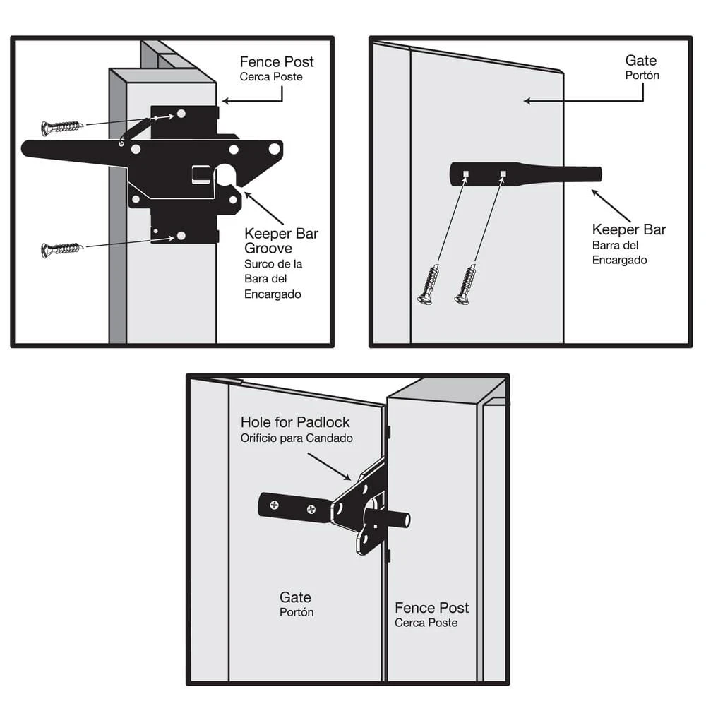 Buy ✔️ Black Post Latch by Everbilt ⭐ 6 Buy ✔️ Black Post Latch by Everbilt ⭐ - Image 4
