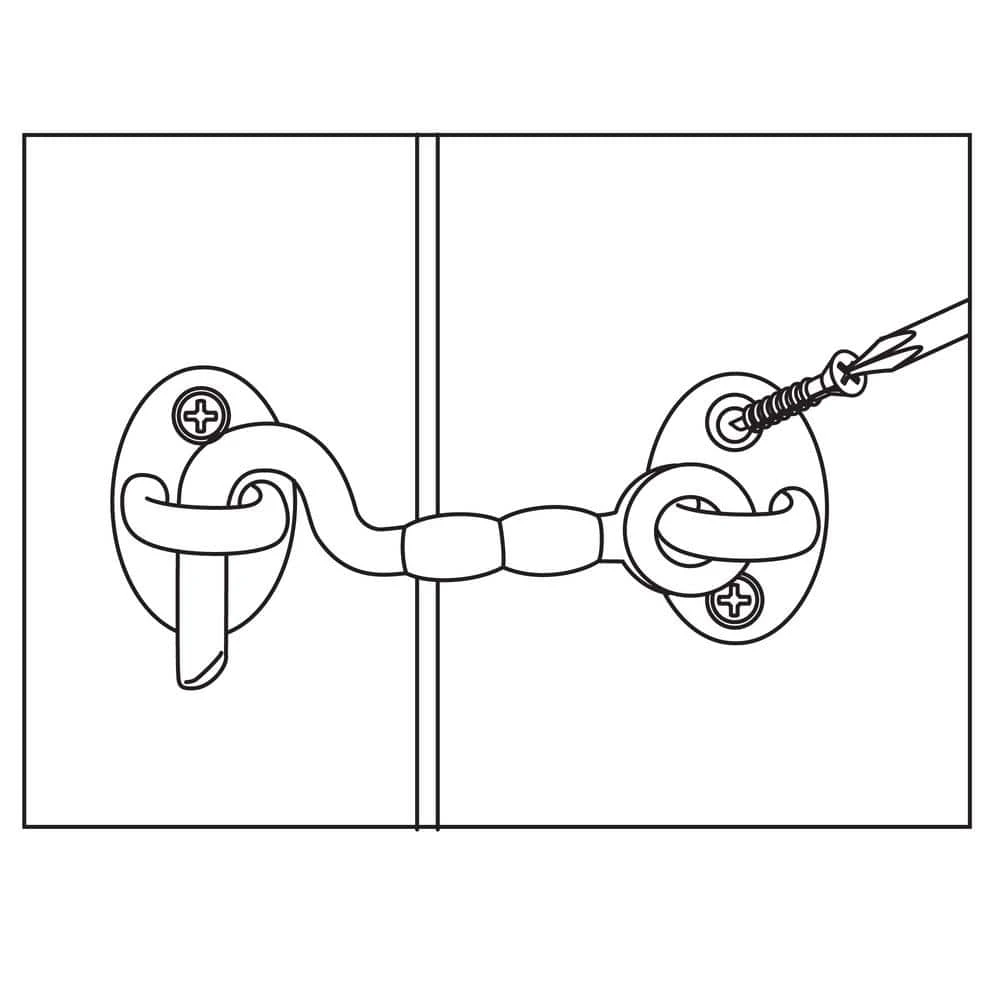 Outlet ⌛ 3 in. Stainless Steel Hook and Eye by Everbilt ❤️ 4 Outlet ⌛ 3 in. Stainless Steel Hook and Eye by Everbilt ❤️ - Image 2
