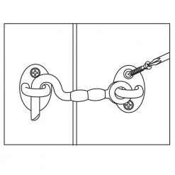 Brand new ✔️ 6 in. Black Decorative Hook and Eye by Everbilt 🔔 -Cheap Fence Gates Plus Store everbilt fence gate latches slide bolts 20494 4f 1000