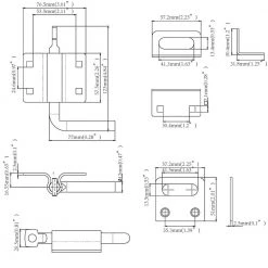 Wholesale ❤️ 5 in. Black Heavy Duty Gate Slide Bolt Latch by Everbilt ✨ -Cheap Fence Gates Plus Store everbilt fence gate latches slide bolts 20514 76 1000