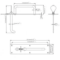 Best Sale 🤩 Black Heavy Duty Gate Thumb Latch by Everbilt ✔️ -Cheap Fence Gates Plus Store everbilt fence gate latches slide bolts 20524 fa 1000