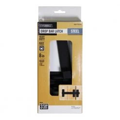 Deals 🌟 8 in. Black Drop Bar Latch with Rust Defender by Everbilt ✨ -Cheap Fence Gates Plus Store everbilt fence gate latches slide bolts 60230 4f 1000