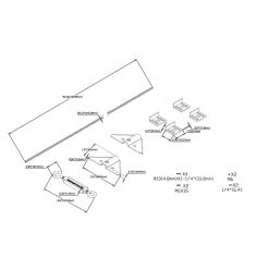 Promo ✔️ Anti-Sag Gate Kit by Everbilt ⌛ -Cheap Fence Gates Plus Store everbilt fence hardware 15469 76 1000