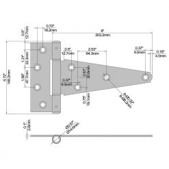 Coupon 💯 Galvanized Gate Tee Hinge, Latch and Pull Set by Everbilt ❤️ -Cheap Fence Gates Plus Store everbilt fence hardware 20827 4f 1000