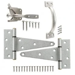 Coupon 💯 Galvanized Gate Tee Hinge, Latch and Pull Set by Everbilt ❤️