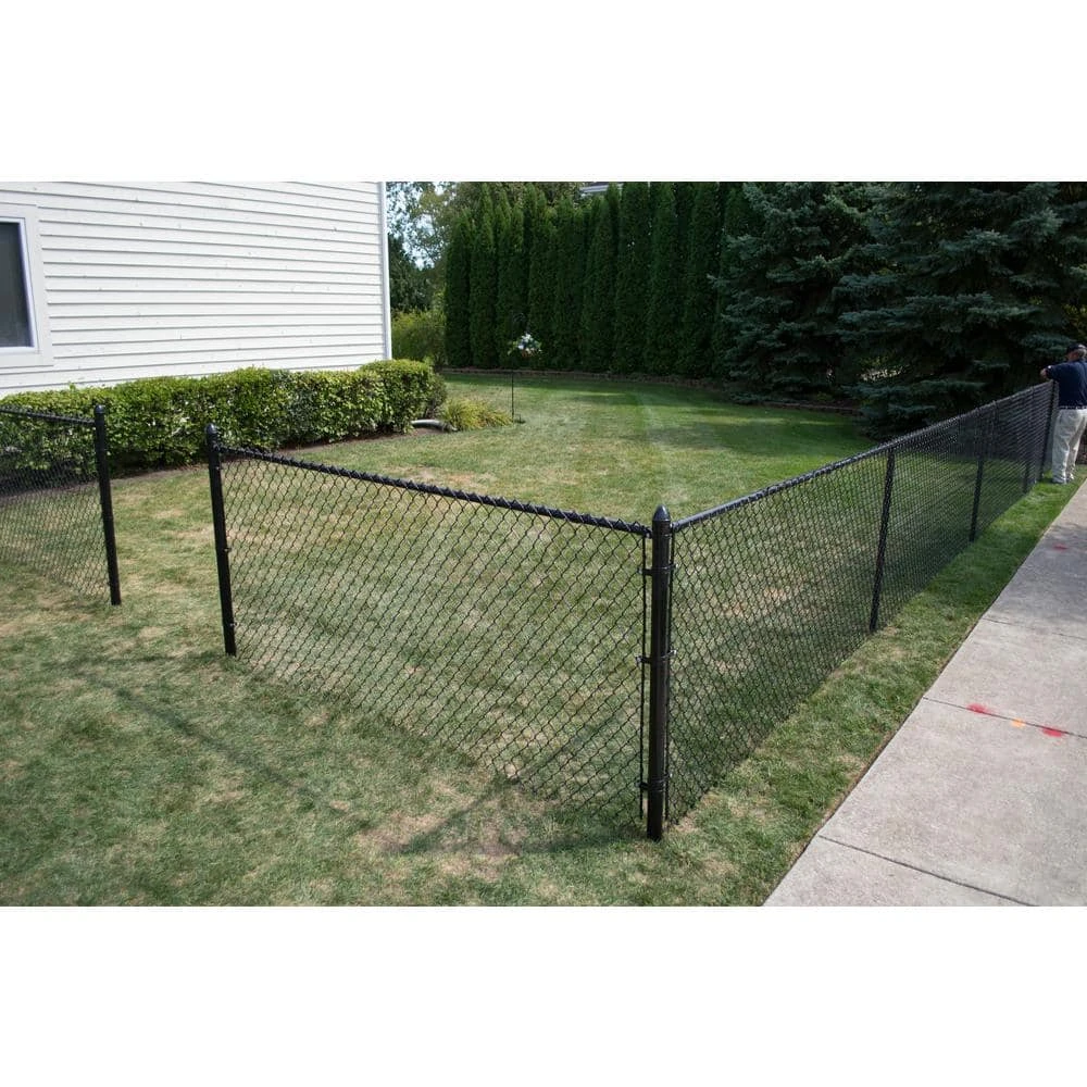 Brand new 👏 1-3/8 in. x 10 ft. 6 in. 17-Gauge Galvanized Top Rail - Black by Everbilt ✨ 5 Brand new 👏 1-3/8 in. x 10 ft. 6 in. 17-Gauge Galvanized Top Rail - Black by Everbilt ✨ - Image 3