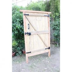 Wholesale ✨ 8 in. Matte Black Cast Iron Drop Bar Latch Gate Set with 6 in. Tee Hinge and 8 in. Gate Pull by Everbilt 🥰 -Cheap Fence Gates Plus Store everbilt fence hardware 60196 c3 1000