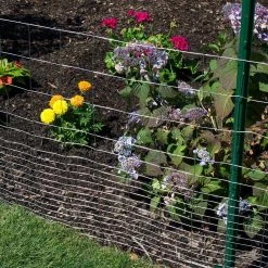 Buy 🌟 2.3 ft. x 50 ft. Steel Garden Fence Welded Wire by Everbilt ⭐ -Cheap Fence Gates Plus Store everbilt garden fencing 308371eb 4f 1000