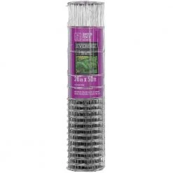 Buy 🌟 2.3 ft. x 50 ft. Steel Garden Fence Welded Wire by Everbilt ⭐ -Cheap Fence Gates Plus Store everbilt garden fencing 308371eb c3 1000