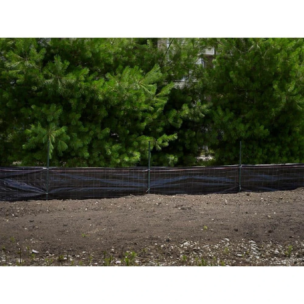 Best Pirce ✔️ 3 ft. x 100 ft. Black Wire Backed Silt Fence by Everbilt ❤️ 4 Best Pirce ✔️ 3 ft. x 100 ft. Black Wire Backed Silt Fence by Everbilt ❤️ - Image 2