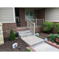 Cheapest 🥰 3 in. x 3 in. Clay Aluminum Low Profile Base Cover by EZ Handrail 🎁 -Cheap Fence Gates Plus Store ez handrail stair hardware ezbcdt lp 4f 1000