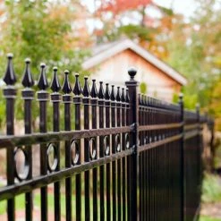 Top 10 🥰 2.5 in. L x 2.5 in. W x 3 in. H Black Ornamental Fence Post Guard by Fence Armor ✨ 9 Top 10 🥰 2.5 in. L x 2.5 in. W x 3 in. H Black Ornamental Fence Post Guard by Fence Armor ✨ -Cheap Fence Gates Plus Store fence armor fence hardware fa2 5x2 5obmb 4f 1000