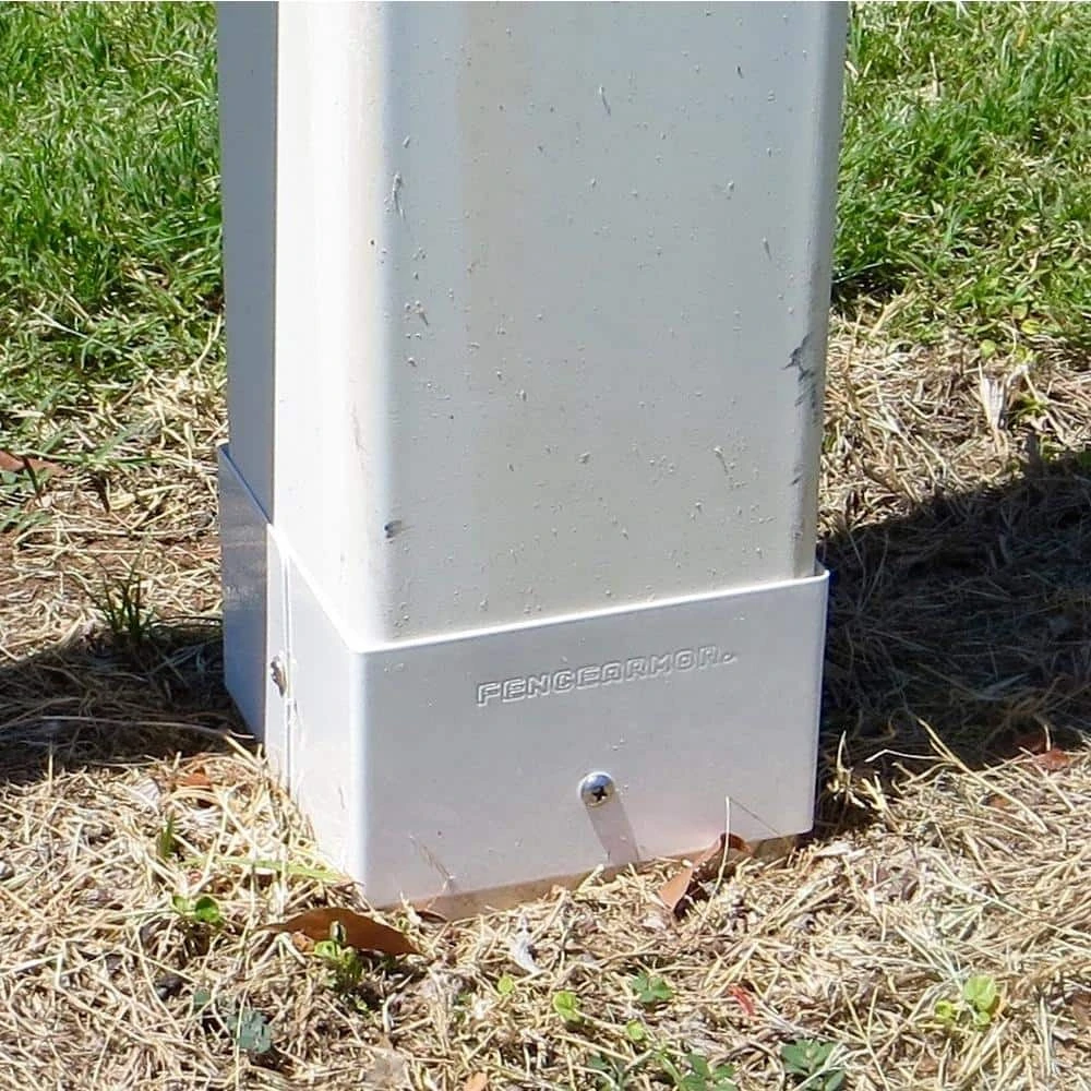 Top 10 ⭐ 4 in. L x 4 in. W x 1/4 ft. H White Fence Post Guard for Wood or Vinyl by Fence Armor ⭐ 7 Top 10 ⭐ 4 in. L x 4 in. W x 1/4 ft. H White Fence Post Guard for Wood or Vinyl by Fence Armor ⭐ - Image 5