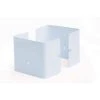 Cheapest ❤️ White Fence Post Guard 3.5 in. L x 3.5 in. W x 3 in. H for Wood by Fence Armor 🤩 -Cheap Fence Gates Plus Store fence armor fence hardware fa4x4wwmb 64 1000