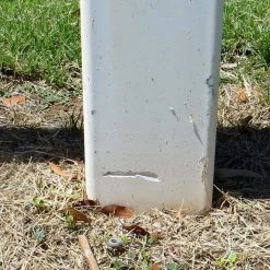 Best Pirce ❤️ 5 in. L x 5 in. W x 1/4 ft. H White Fence Post Guard for Wood or Vinyl by Fence Armor ❤️ -Cheap Fence Gates Plus Store fence armor fence hardware fa5x5vwmb 1f 1000